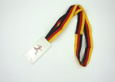 China Promotional Sport Soft Enamel Custom Engraved Medals In 90mmx45mmx5mm for sale