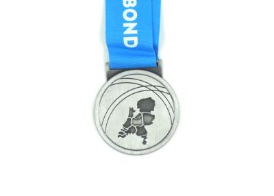 China Customized Logos Round Shape Custom Award Medals Zinc Alloy Silver Copper Medal for sale