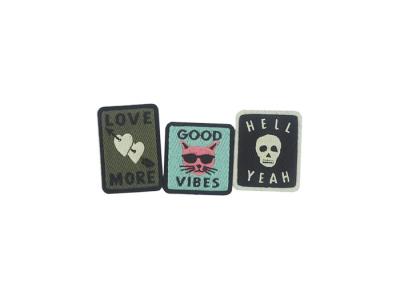 China Cartoon Embroidered Logo Patches , Colorful Fashion Embroidered Patches for sale