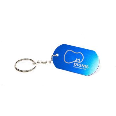 Chine Adapté aux besoins du client imprimant l'acier inoxydable de mode Keychain/porte-clés ornés de bijoux à vendre