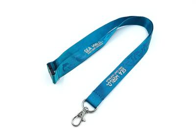 China Logo Custom Imprinted Nylon Lanyards Full Color Printed Colorful Design for sale