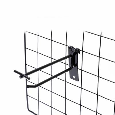 China Metal Chrome Metal Wall Grid Display Hook For Store / Supermarket for sale