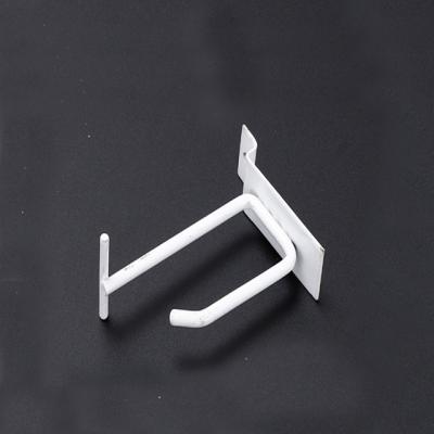 China Euro Metal Wholesale Chrome Slatwall Metal Display Hook for sale