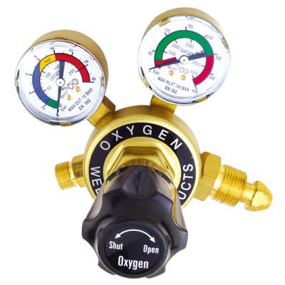 China British Type Body Oxygen G5/8 RH Gas Pressure Brass Body Brass Regulator for sale