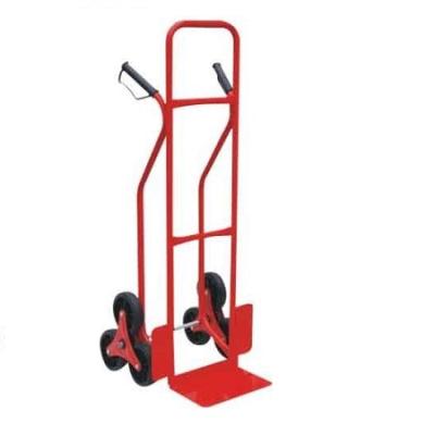 China Popular Red Color Hand Truck Type Welding Trolley Carry Tote Tools Cart For Regulator And Cylinder Torches for sale