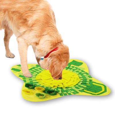 China Plush Amazon Pet Nose Mat Training Pads For Dogs Pet Smell Pad Slow Food Training Dog Toy for sale