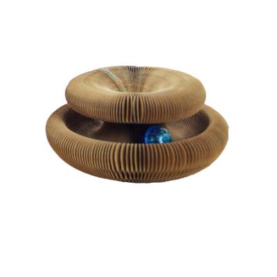 China Breathable Hot Sale Cat Scratcher Nest Like A Ccordion for sale