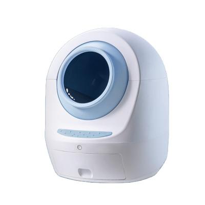 China Sustainable Smart Self Cleaning Cat Litter Box Automatic Self Cleaning Cat Litter Bin for sale