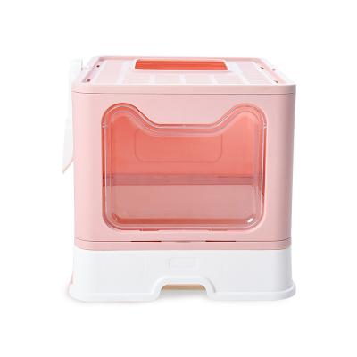 China XL Cat Litter Box Sustainable Export Cute Inclusive With Sholel for sale