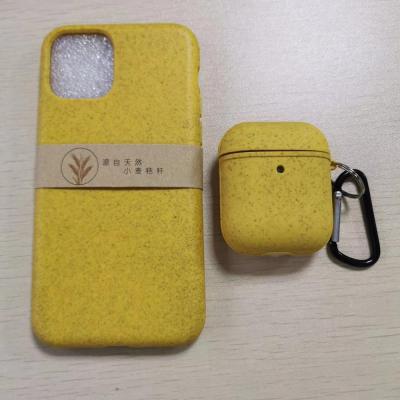 China 2020 Biodegradable Biodegradable Wheat Material Straw UNIMOR Phone Case Earphone Case Earphone Phone Case 2020 for sale