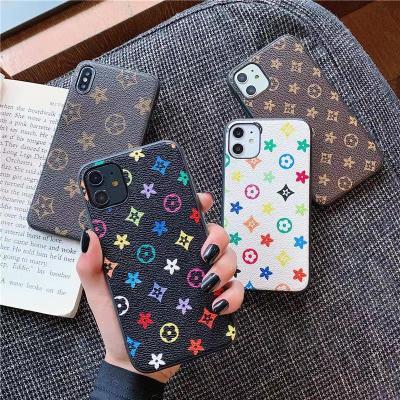 China Anti-fall for iphone 11 case Wholesale Luxury Mobile Phone designer case fashion leather back cover for iphone 12 pro max for sale