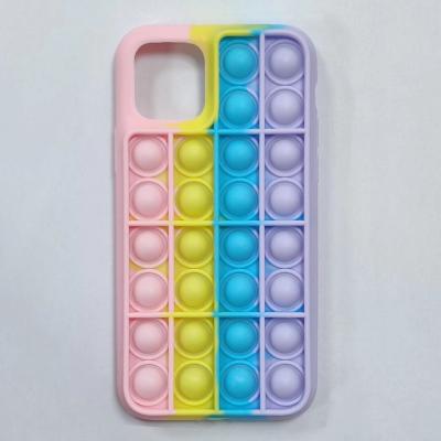 China Fashionable 3D Anti-falling Silicon Busy Person Gaming Bubble For iPhone Phone Case for sale