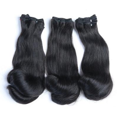 China FUMI Factory Direct Wholesale Original Super Pulled Double Loop Magic Best 100% Thick Hair Weave In Nigeria West Africa for sale