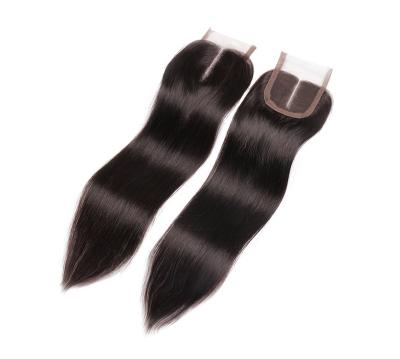 China High Quality Customized Silky Straight Wave Swiss 4*4 Lace Frontal Closure For Black Women for sale