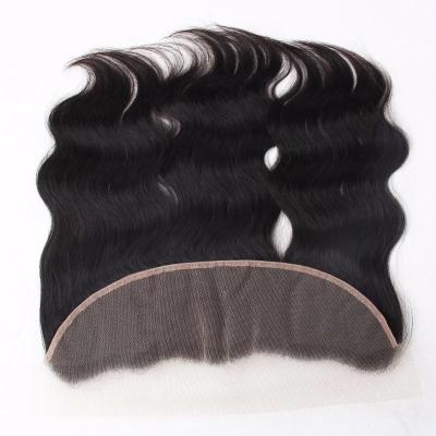 China 2021 Body Wave Customized Brazilian Hair Closure Lace Headband For Black Women for sale