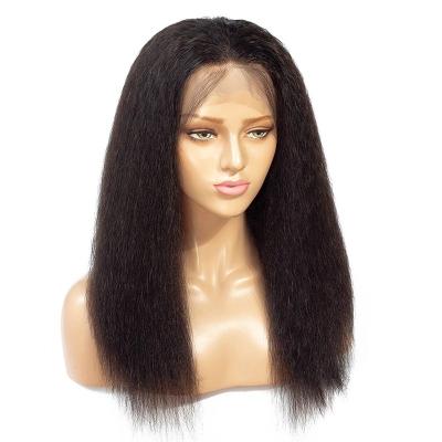 China Customized High Quality Yaki Full Lace Hair Wig For Black Women for sale