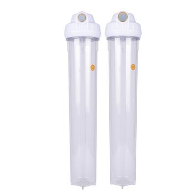 China Transparent Filter Bottle Anti-Explosion Compression Resistance Water Filter Housing for sale