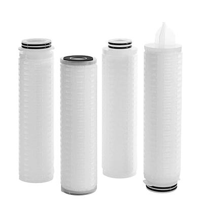 China 10 Inch Pp Pes Ptfe Pleated Filter Replacement Water Filter Cartridge for Filtration for sale