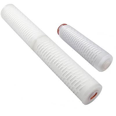 China High Temperature Folding PP 0.22 0.45 Micron Filter Cartridge for Food and Beverage for sale