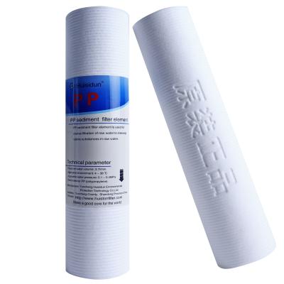 China 10 Inch 20 Micron PP Sediment Water Filter Replacement for Whole House Filter System for sale