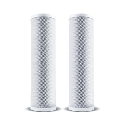 China 10 20 Inch 5 Micron CTO Activated Coconut Charcoal Compression Carbon Block Water Filter for sale