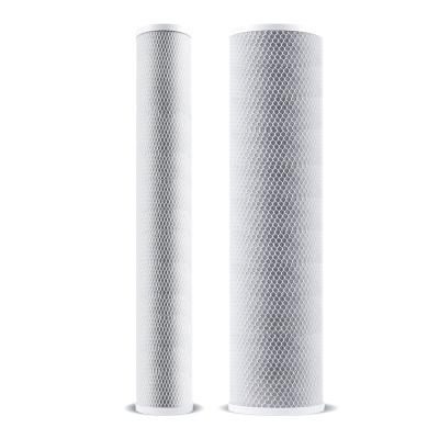 China Carbon Air Filtration Filter for 20 Inch CTO Carbon Filter Cartridge in White and Blue for sale