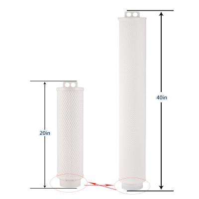 China High Flow Water Filter 5 Micron 10'' 20'' 30'' 40'' 40 Inch PP/Fiber Glass Filters for sale