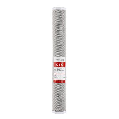 China 10 W 20 Inch PP Carbon Block CTO Water Filter Cartridge for Water Pre-Filtration Treatment for sale