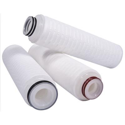 China 0.1-10 Micron Metal Pleated Water Paper High Flow Filter Cartridges for Your Food Shop for sale