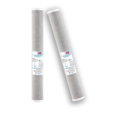 China 20 Inch CTO Active Carbon Filter Cartridge Effective for Pre-Filtered Water Treatment for sale