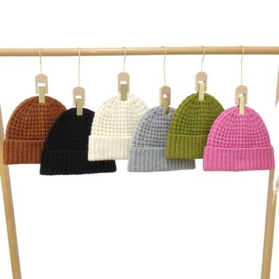 China Bucket Hats Latest Designs Warm Bucket Hat Hand Knit Bucket Hat Solid Color Hat for sale