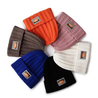 China Bucket Hats New Stretch Knit Single Yarn Thickened Outer Hat With Double Warm Woolen Hat for sale