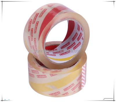 China 40mic x 48mm x 90y Super Clear BOPP ANTISTATIC Low Noise Adhesive Tape for sale