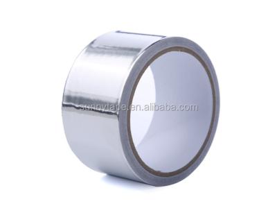 China HVAC 30mic Heat Resistant Air Conditioner Aluminum Foil Sticky Adhesive Tape for sale