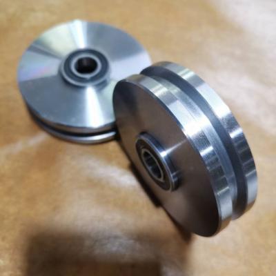 China Industrial Equipment OEM Service CNC Machining Professional Manufacturer Classic Steel Wheel For Slide Gate Use for sale