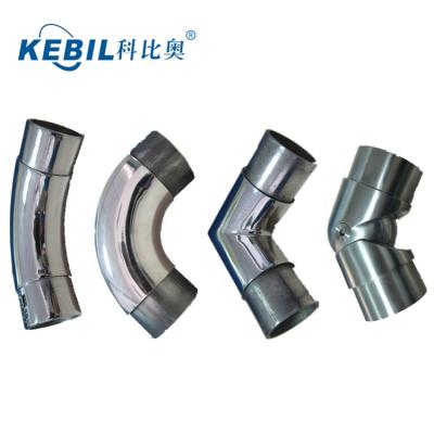 China Modern Railings Stainless Rail Tube Connector SS Handrail Conduit Elbow for sale