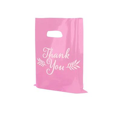 China Recyclable Custom Eco - Friendly Colorful Printed Logo Design LDPE / HDPE Handle Plastic Die Cut Shopping Bag for sale