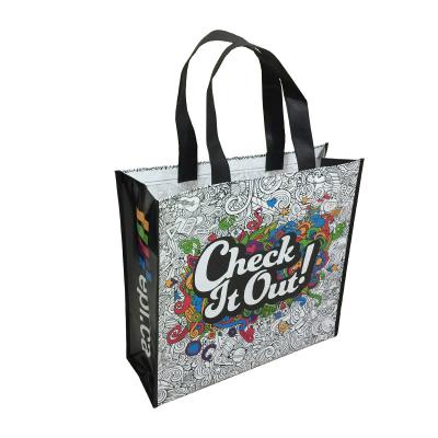 China Reusable Eco-friendly Customized To Recycle Biodegradable Luxury Non Woven Clothing Grocery Shopping Bag With Custom Logo Print for sale