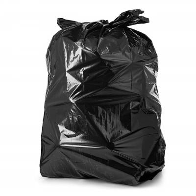 China Disposable Folded Packaging Recycled Garbage Bag Material Heavy Duty Plastic Bin Liners for sale