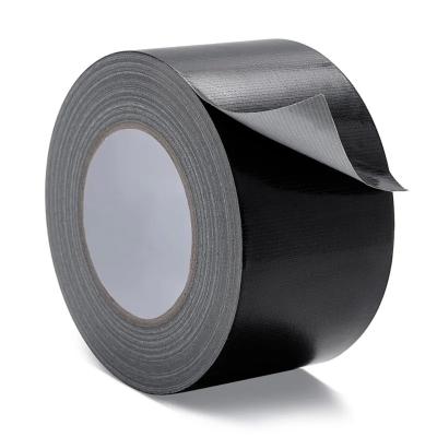 China Cinta aislante del residuo de Duck Fabric Tape Black No del capataz en venta