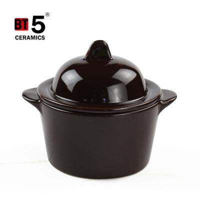 China Sustainable Household True Black Ceramic Kitchen Cookware For Sale for sale