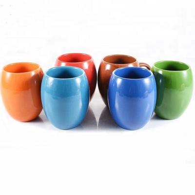 China Viable Smooth Lines Handle Multicolor Coffee Mug Set Mug Wholesale Mug Supplier Mugs Porcelain Ceramic Coffee for sale