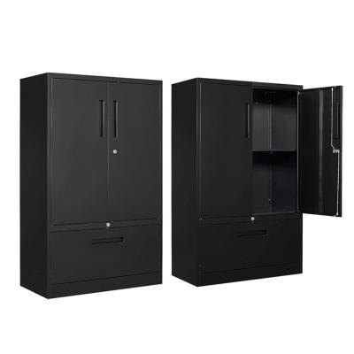 China Widely Applied Lockable Metal Storage Cabinet Steel File Cabinet Locking Storage Cabinet Steel Shelves for Home, Office, Warehouse for sale