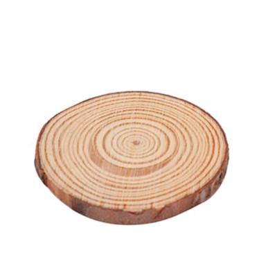 China Natural Round Wood Crafts Christmas Wood Ornaments China Arts Tree Slice for sale