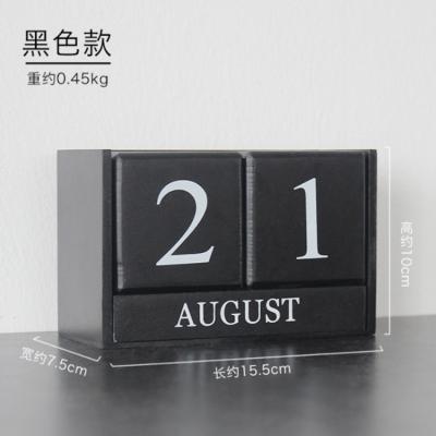 China Table Calendar Wholesale Cheap Price High Quality Indoor Creative Wooden Calendar for sale