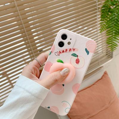 China Free Shockproof Shipping 1 Sample OK New Design Three-dimensional Pinch Fishing Phone Case With Phone Holder For iPhone Cover for sale