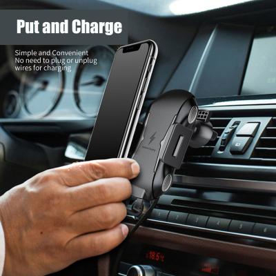 China Touch Free Shipping 1 Sample OK Tending Products Touch Sensing Car Mount Holder Wireless Charger For Iphone Fast Charger for sale