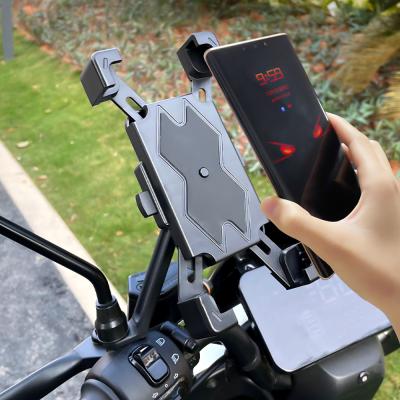 China 1 New Riding 360Rotation OK Sample Motorcycle Handlebar Mount Outdoor Adjustable Stable Mount Bike Adjustable Mobile Stand High Quality New for sale