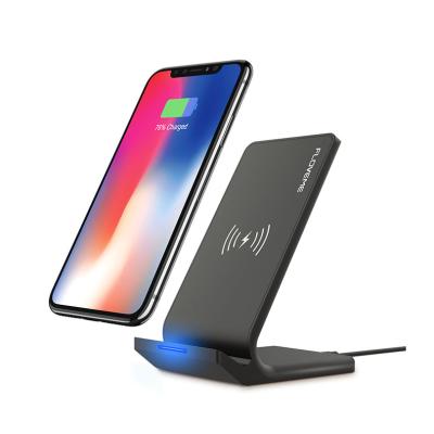 China 10W Wireless Charger Free Shipping 1 OK 10W Vertical Wireless Fast Charger Receiver Sample Qi Wireless Charger Universal Universal for sale