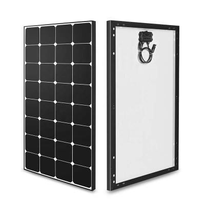 China High Efficiency Corrosion Resistant Solar Cell 100w 12 Volt Mono Solar Panel High Efficiency Module Off Grid PV Power For Battery Charging Boat Caravan RV And Any Grid for sale